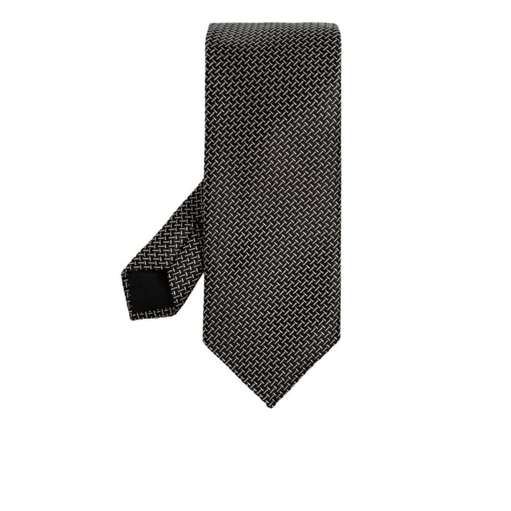 Tom Ford Men Silk Tie With Geometric Pattern